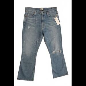 Citizens of Humanity Premium Vintage Demy Flair Women's Blue Jeans Size 12 NWT